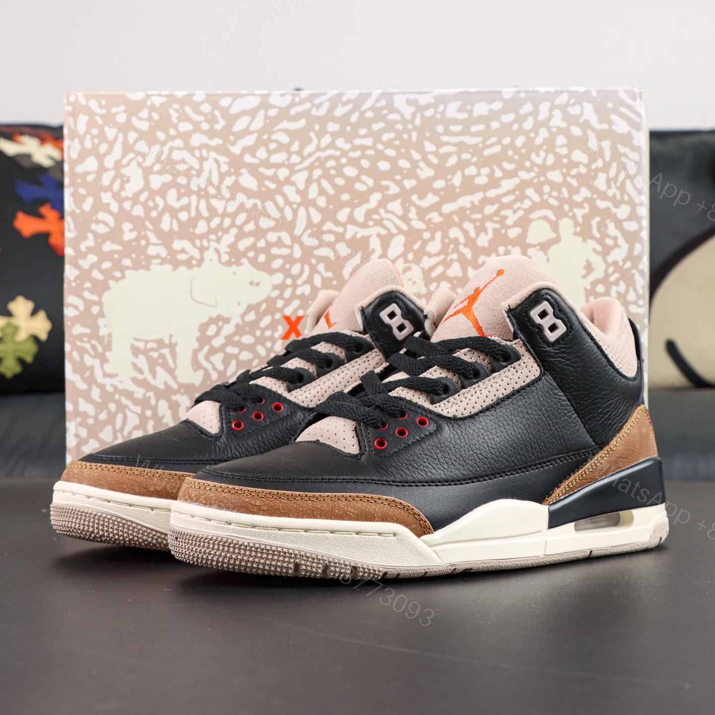 Jordan 3 Retro Desert Elephant — view 1
