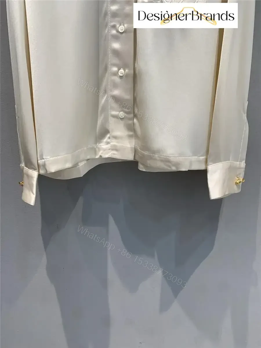 View 3 of Silk-Blend Shirt Jacket: Quiet luxury, versatile wearability