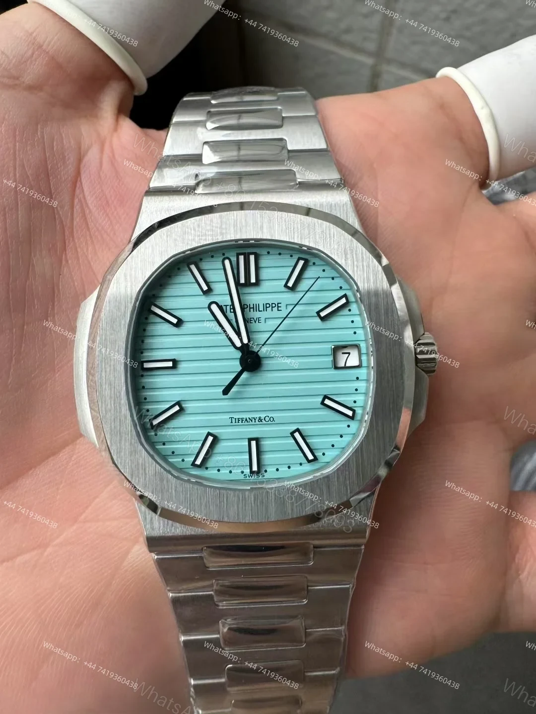View 5 of Patek Philippe Super Clone Nautilus 5711 Tiffany Blue Dial 40MM