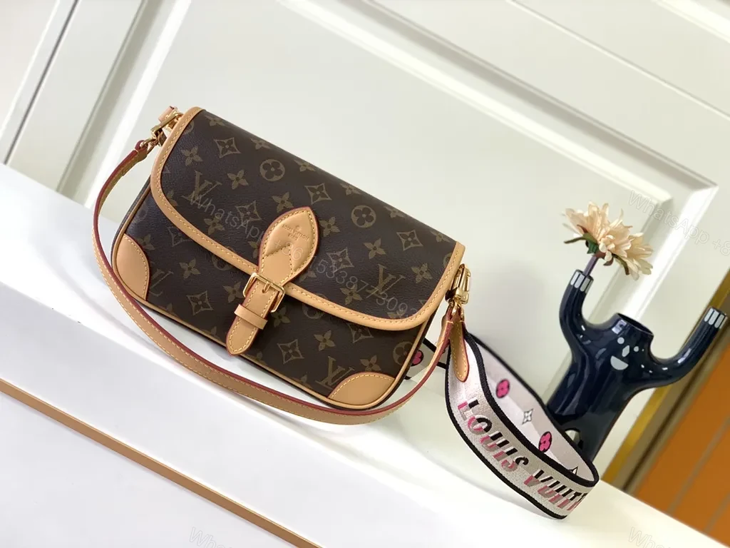 Compact Monogram Crossbody: Luxury, Leather + Crossbody Bag — view 1