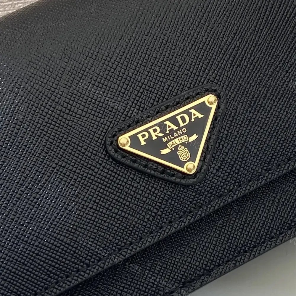 View 7 of 高仿Prada*Saffano系列1NF059斜挎包黑色Mini免檢版