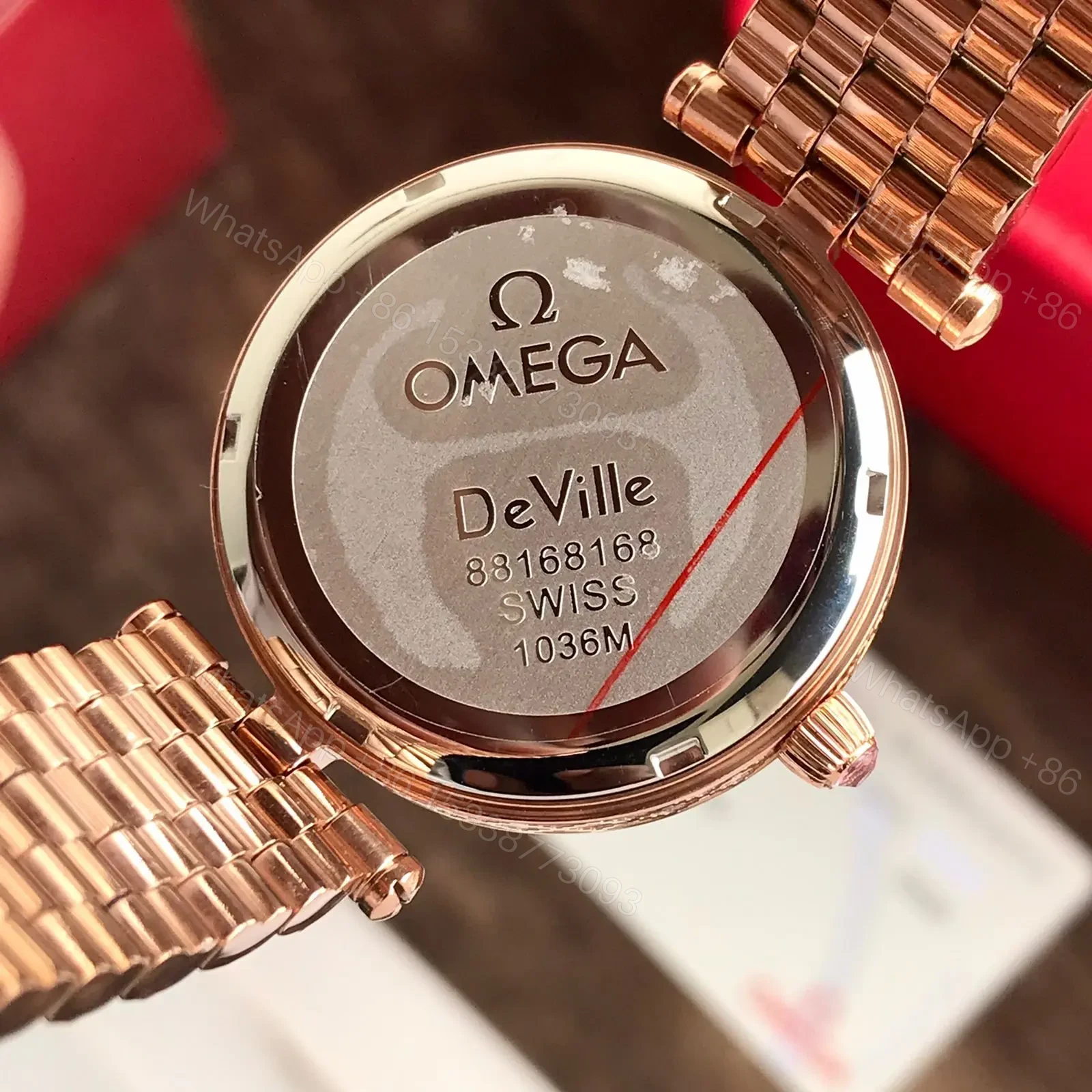 View 3 of # Omega # For Her # 7AA Premium Series # Model – Women’s Rose Gold Collection # Dial Size – 32mm