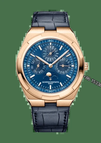 View 7 of Replica vacheron constantin Overseas perpetual calendar ultra-thin 41.5 mm 18K 5N pink gold