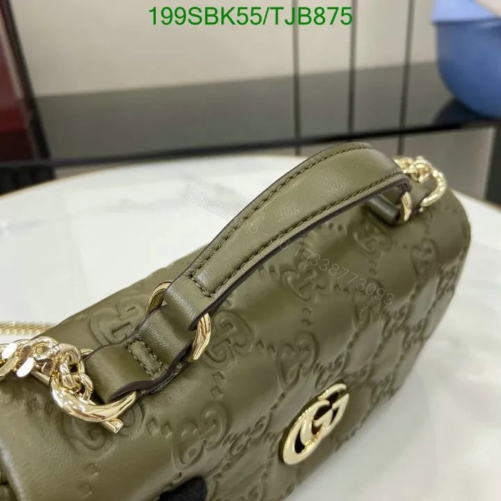 View 92 of Gucci Rosso Ancora Red Leather Mini Top Handle Bag HG258