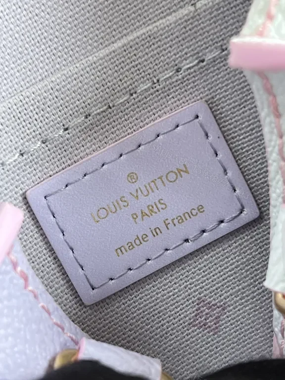 View 6 of Pastel Gradient Mini Handbag: Luxe LV-Style, Compact Chic