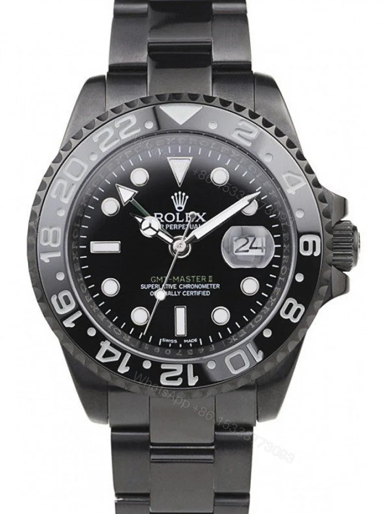 View 4 of Replica Rolex GMT-Master II Black Dial REP016829
