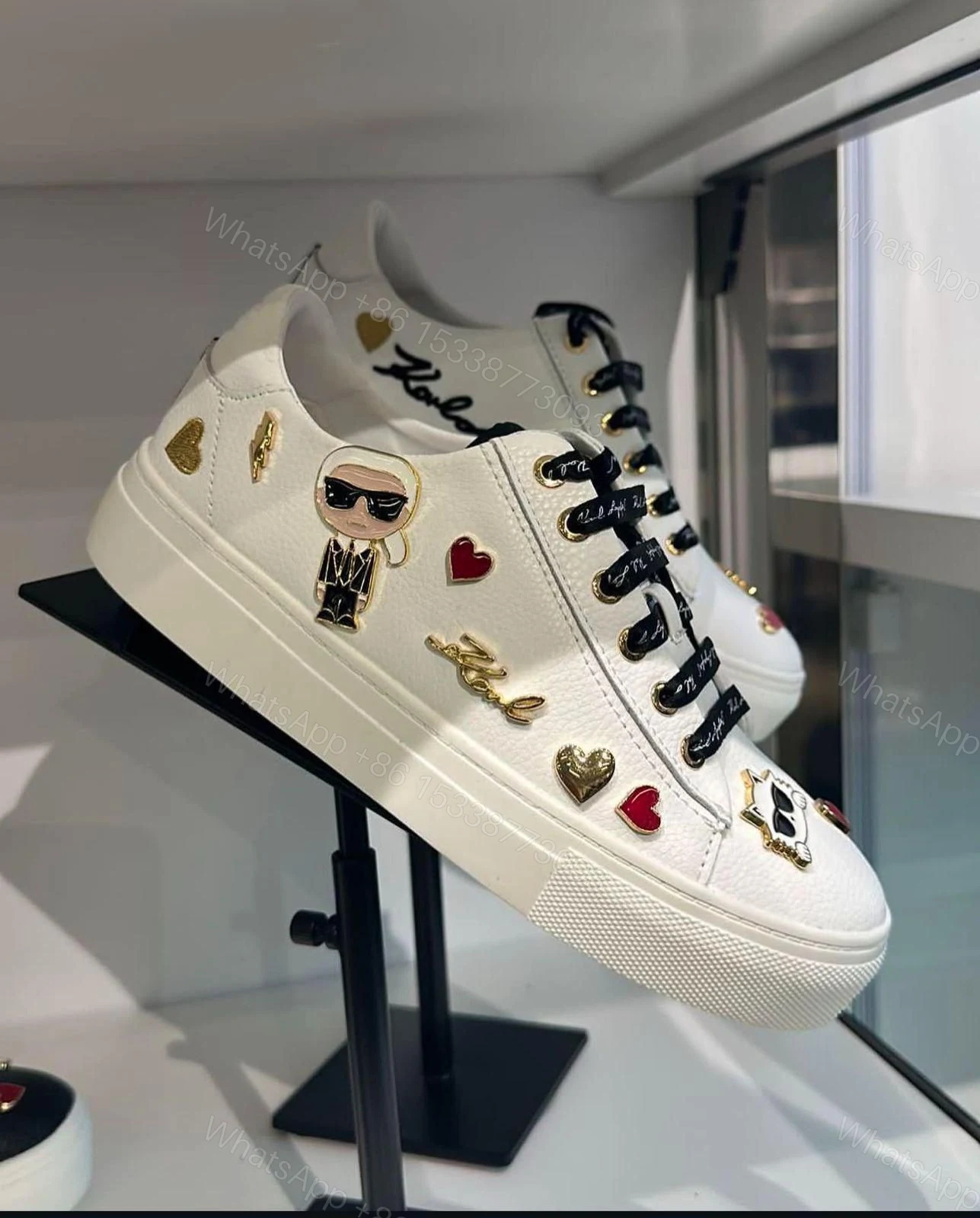 View 2 of FIRST COPY Karl Largerfed sneakers for girls