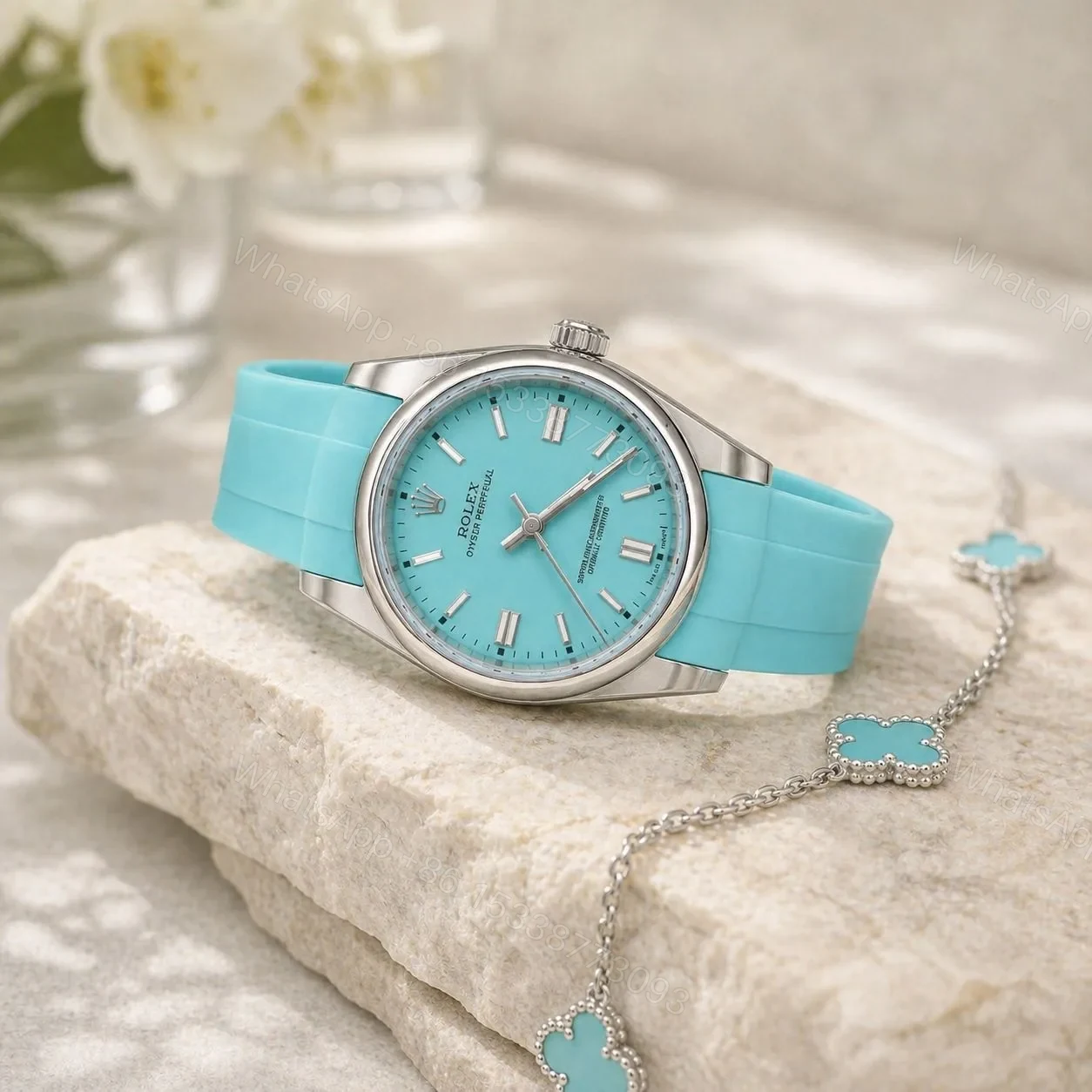 View 3 of Rolex Oyster Perpetual Tiffany Blue Edition