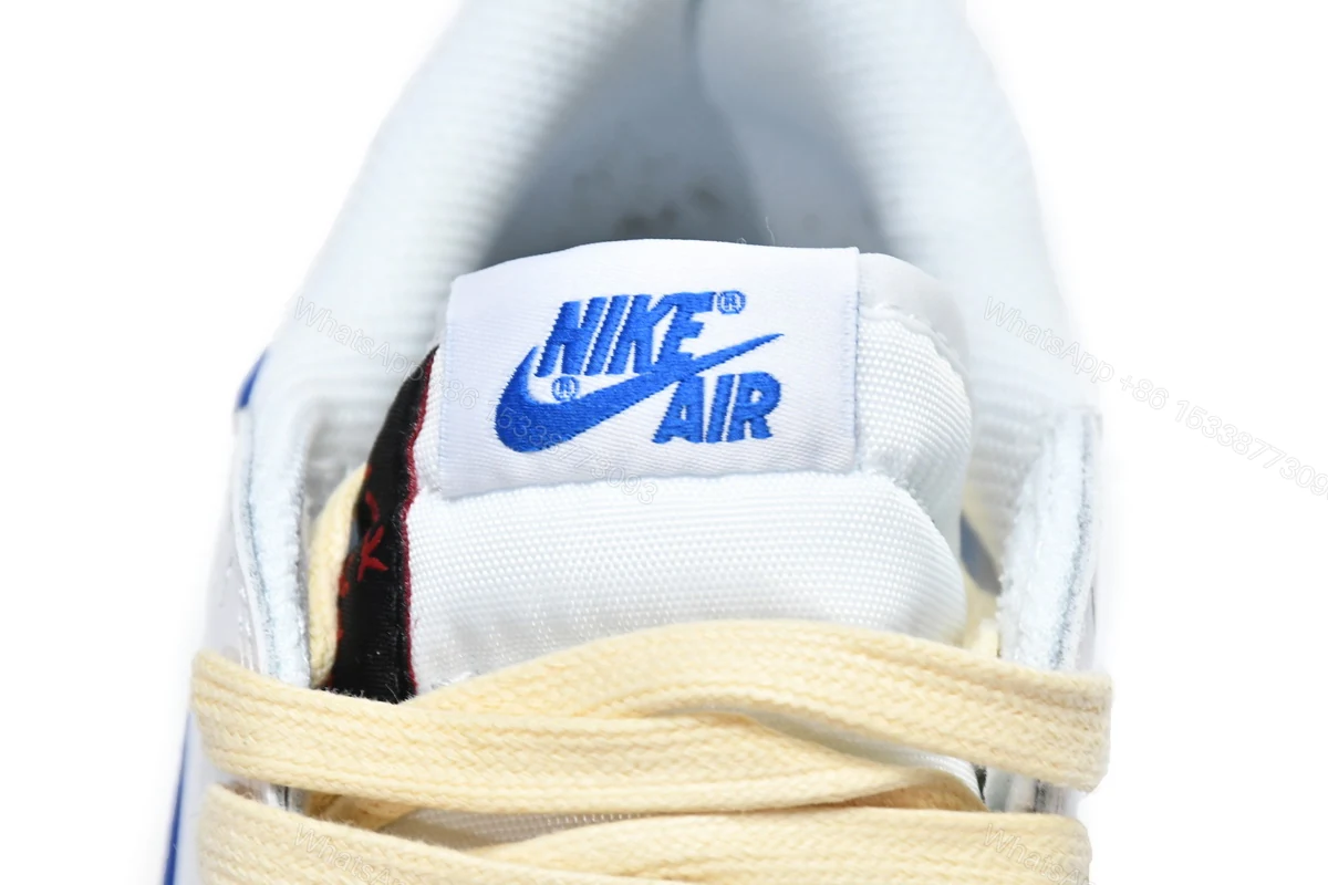 View 4 of Travis Scott x Air Jordan 1 Low White Blue DH68369-186