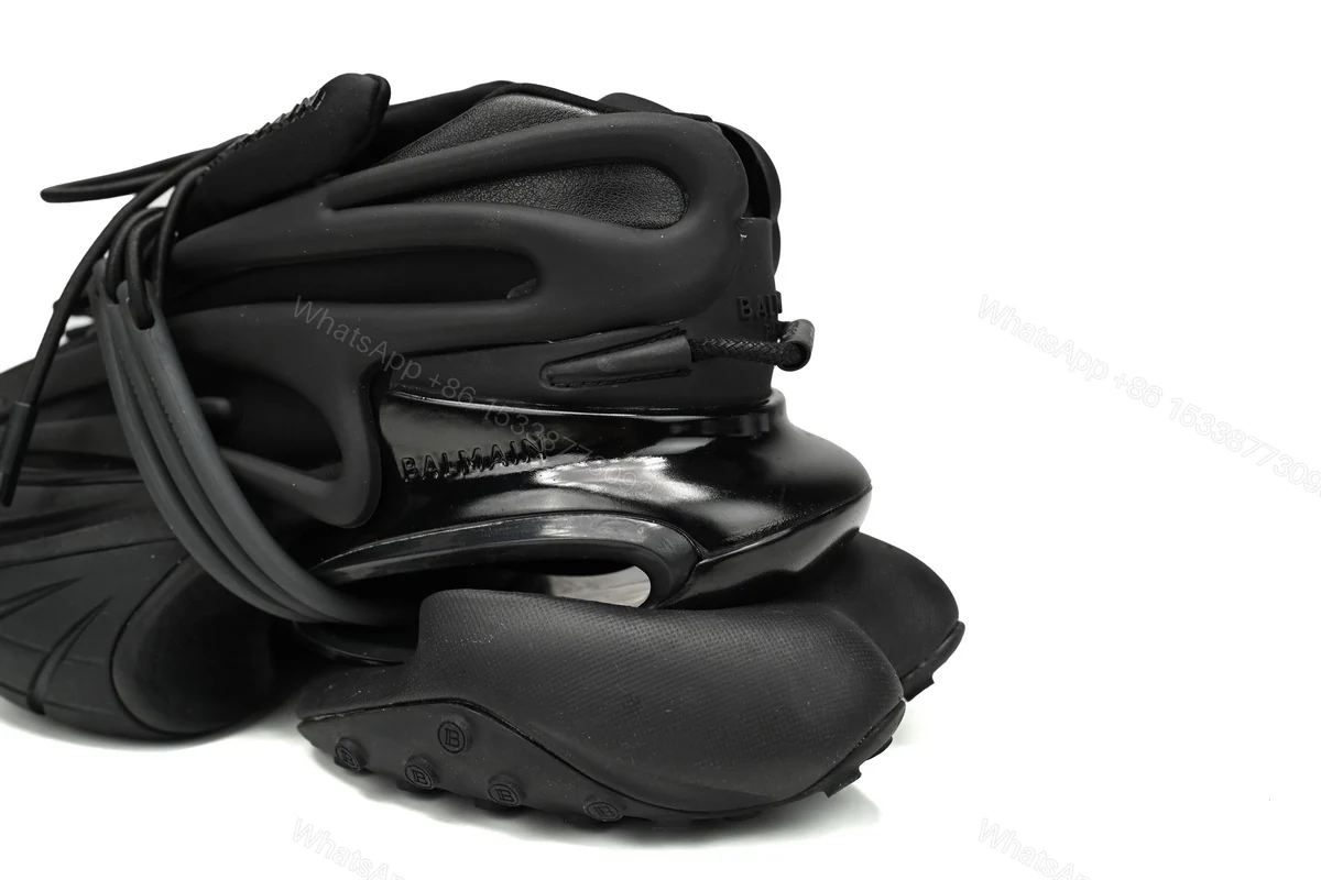 View 8 of BALMAIN Multikolor Buty sportowe Black YM1VJ309