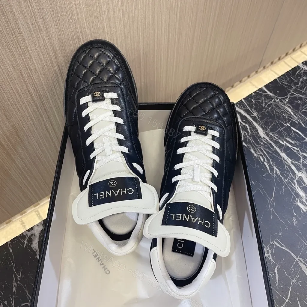 View 2 of Quilted Leather Sneaker – Luxe Couture-Inspired, All-Day Comfort