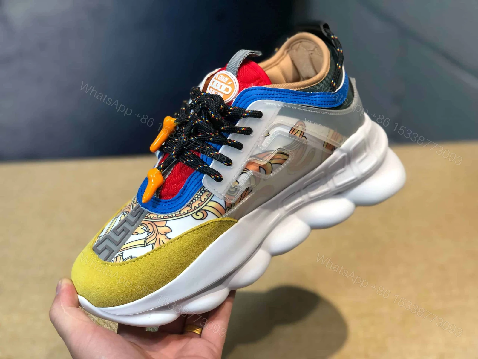 View 3 of VERSACE CHAIN REACTION SNEAKER VS 52