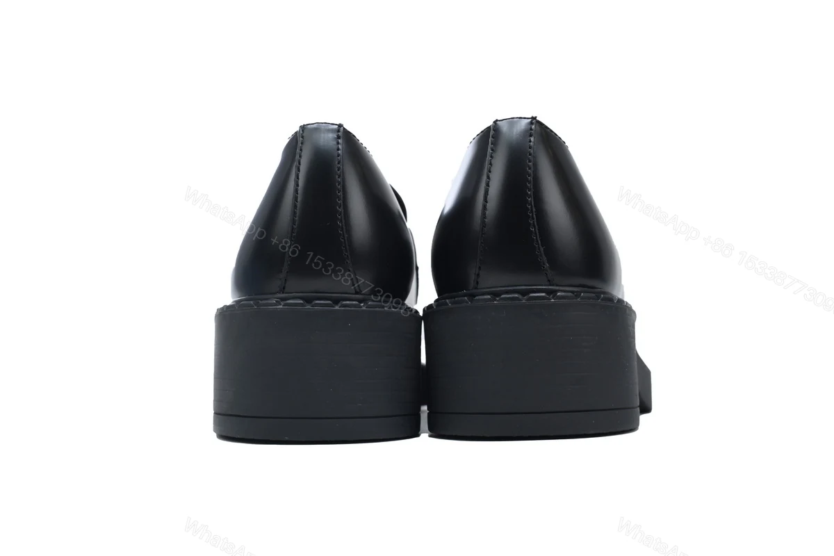 View 3 of Prada Midsole Loafers Black