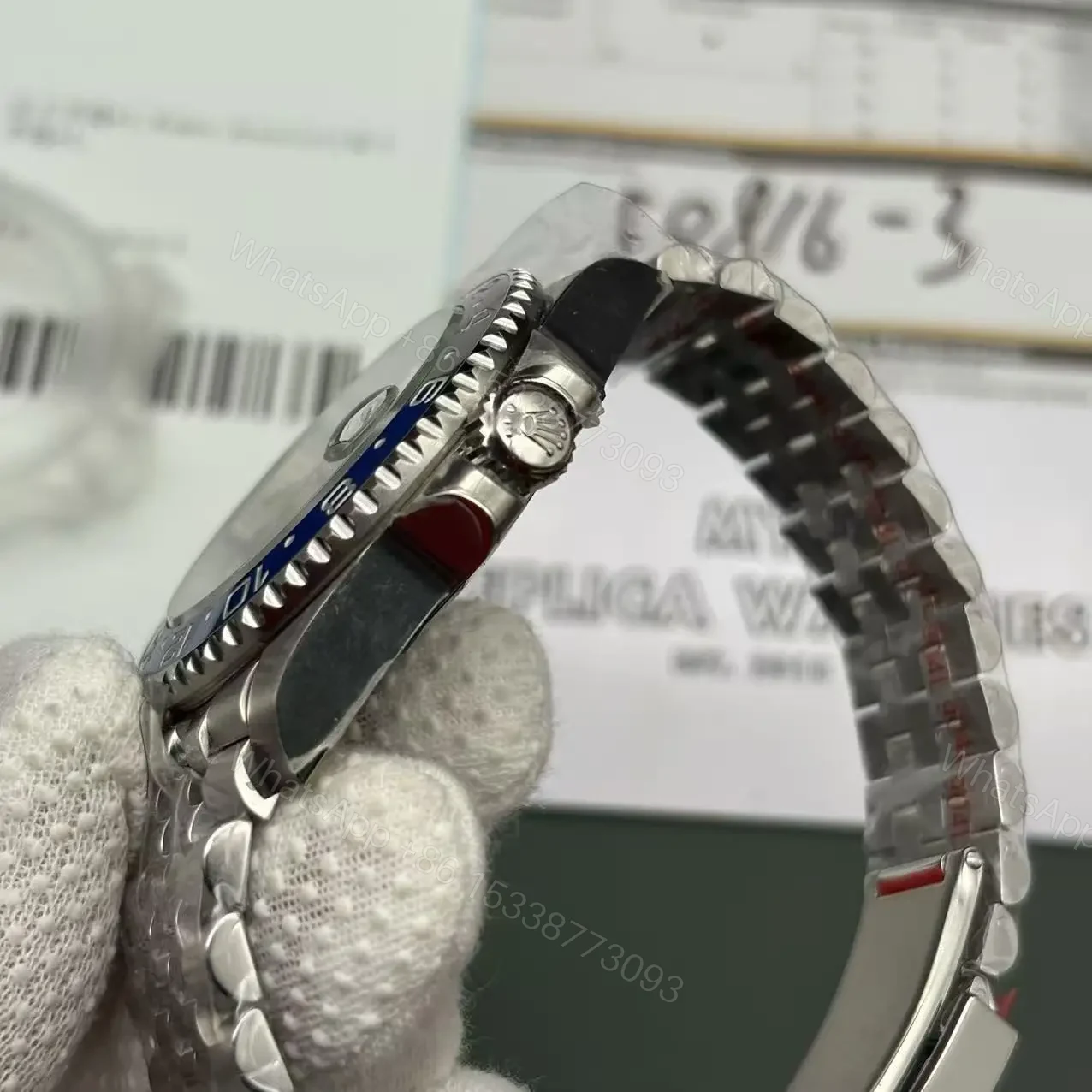 View 7 of Replica Rolex GMT Master Jubilee – Batgirl