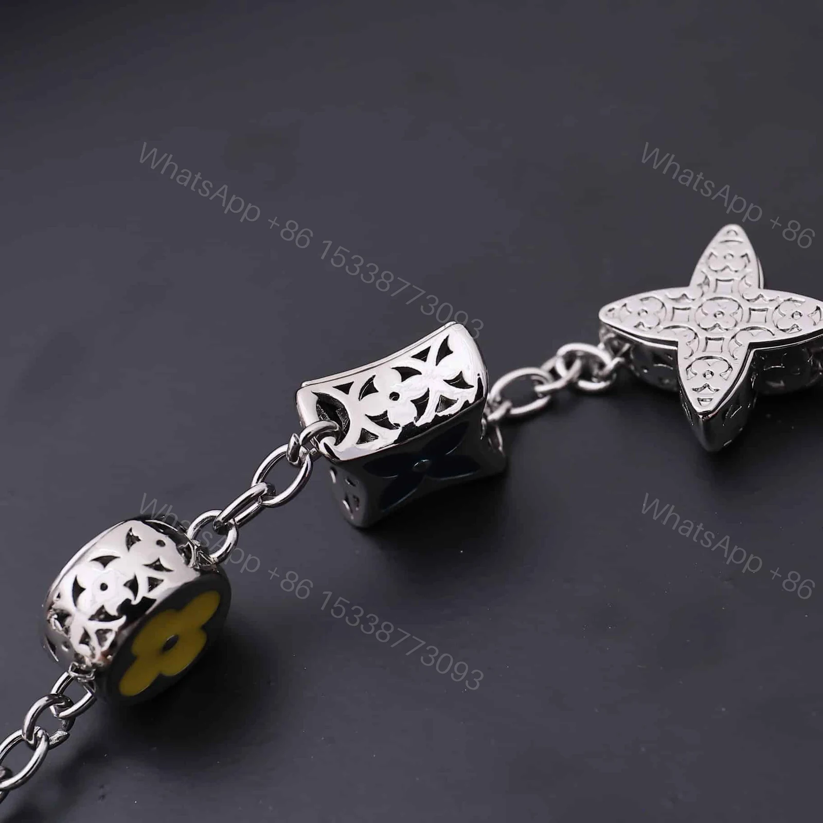 View 4 of LOUIS VUITTON MONOGRAM BIG PARTY BRACELET M0955A