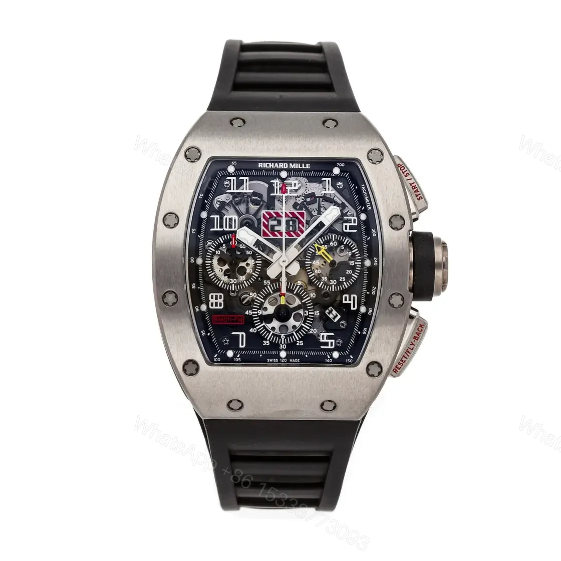 Richard Mille RM011 Felipe Massa Titanium Replica — view 1