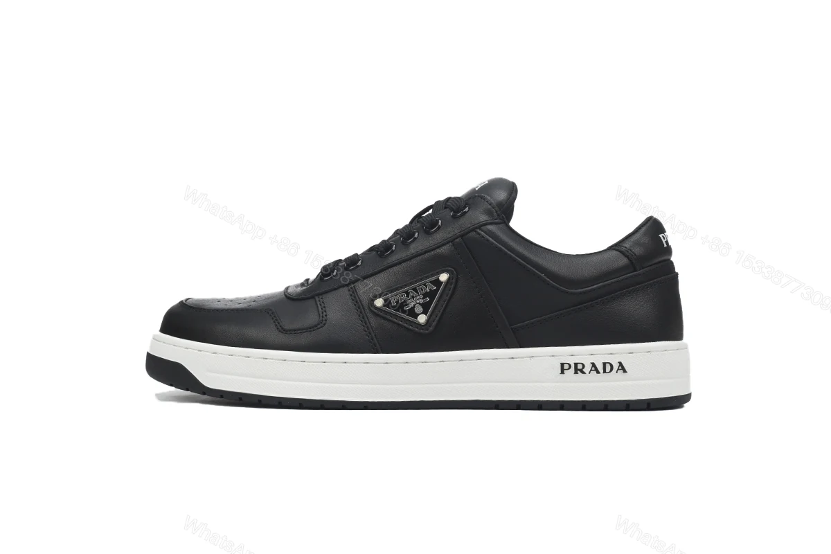 View 6 of Prada Downtown Low Sneakers Black
