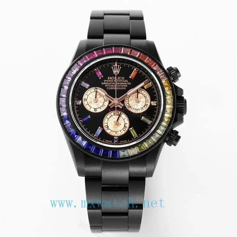 View 2 of Rolex Daytona Black DLC Diamond Watch