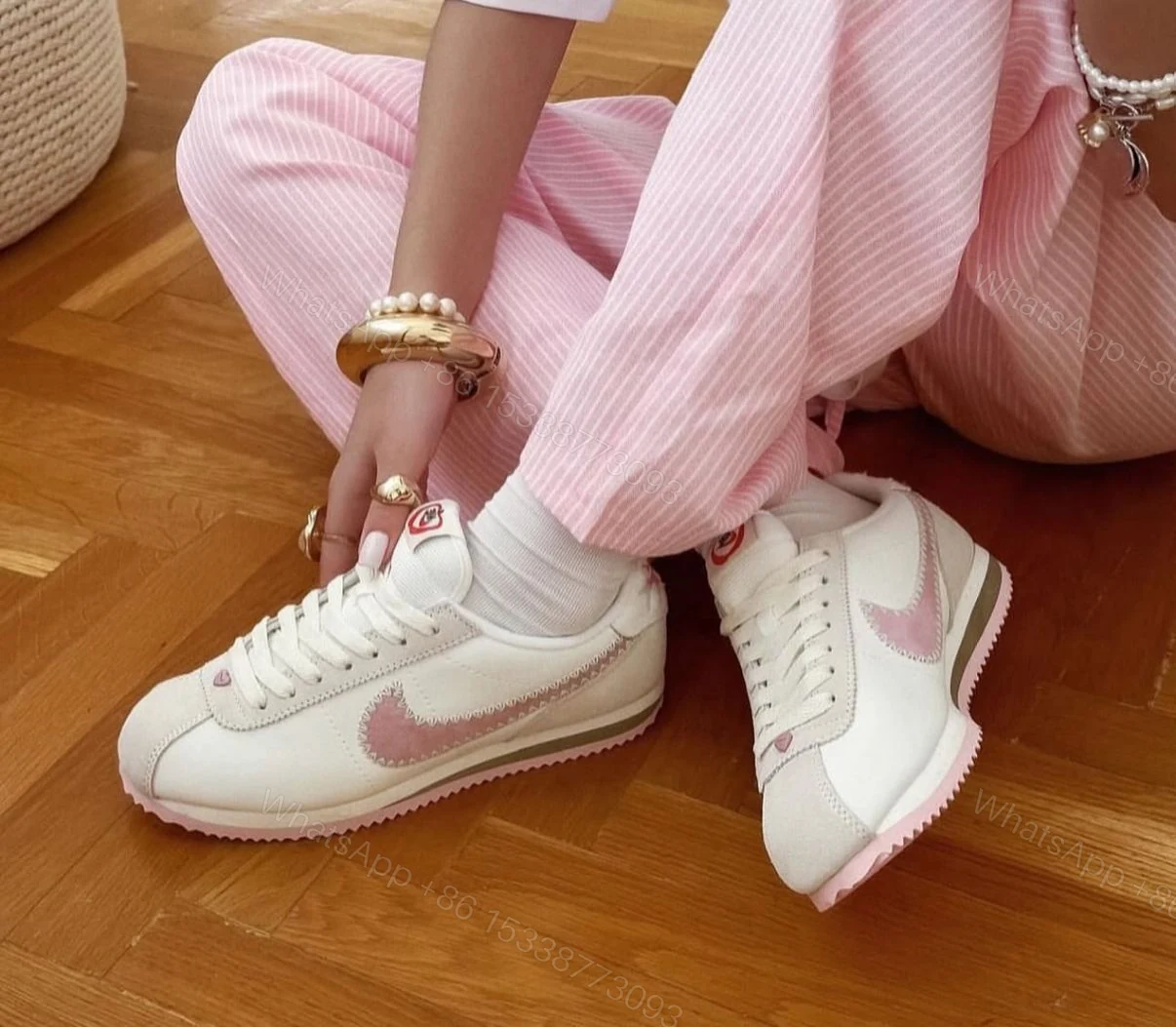 View 4 of First Copy Nike Cortez Valentines Edition