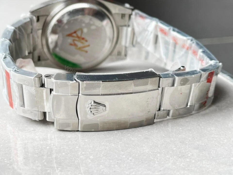 View 10 of GMF Factory 1:1 Rolex DateJust 36 SS 126284 Diamonds Bezel Best Edition New Green Dial A2824