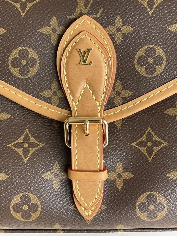 View 6 of Chic Monogram Satchel â€” Bronzed Trim, All-Day Style