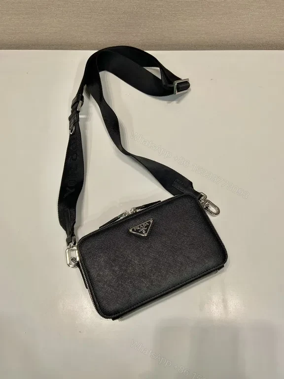 View 8 of Prada Saffiano Mini Crossbody: City-Chic, Quiet Luxury