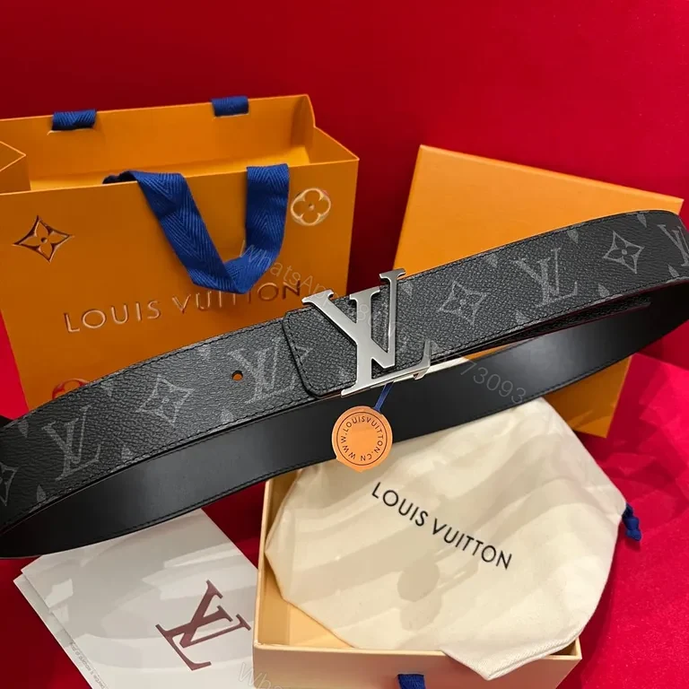 View 6 of Refined Monogram Belt: LV Craftsmanship, Everyday Luxe, Black Leather