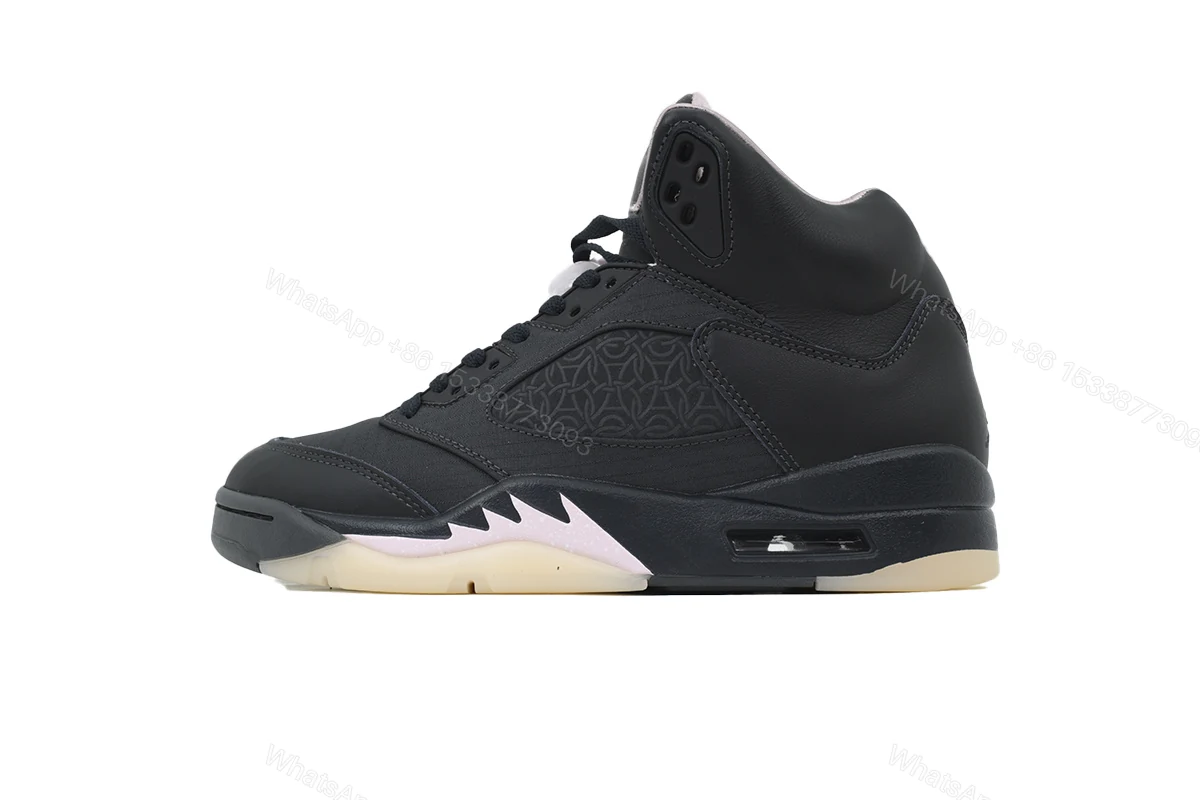View 7 of Paris Saint-Germain x Air Jordan 5 Retro 'Off Noir' HQ3004-001