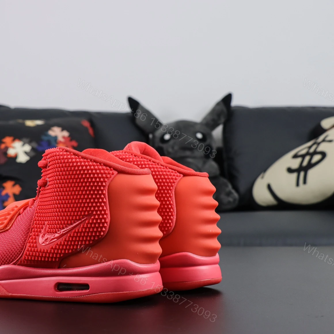 View 7 of Air Nike Yeezy 2 Red October Reps