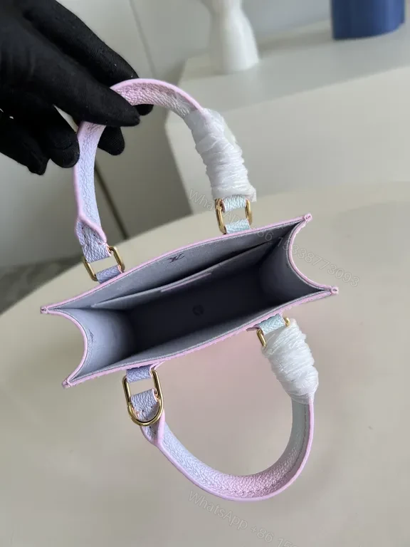 View 2 of Pastel Gradient Mini Handbag: Luxe LV-Style, Compact Chic