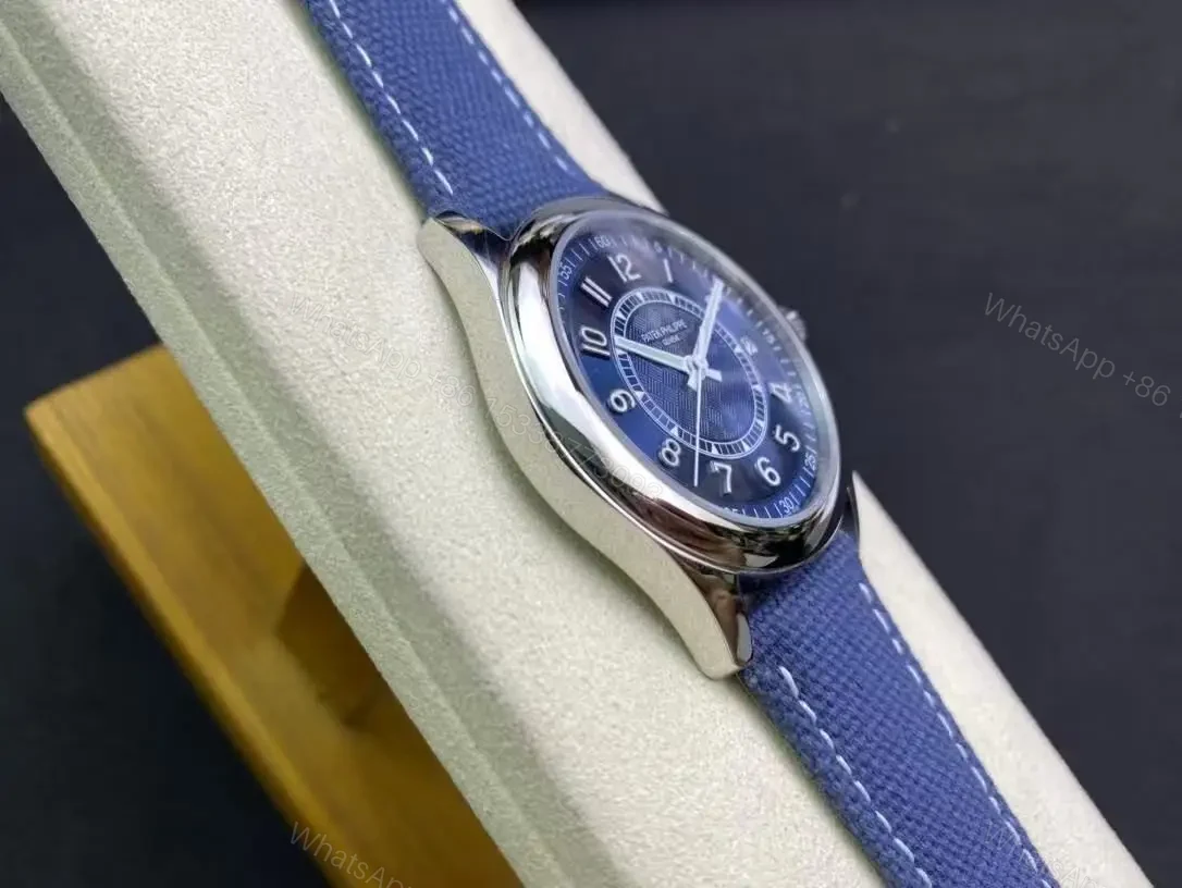 View 5 of Replica Patek Philippe 6007A Blue Dial Watch