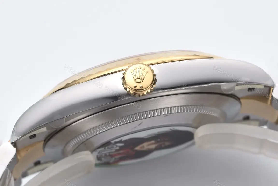 View 7 of Rolex Datejust 41 Two-Tone Yellow Gold Wimbledon 126333-0019