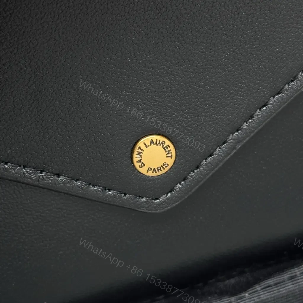 View 3 of Quilted Crossbody Bag - Gold Hardware, Dual- Strap, Mini Chic