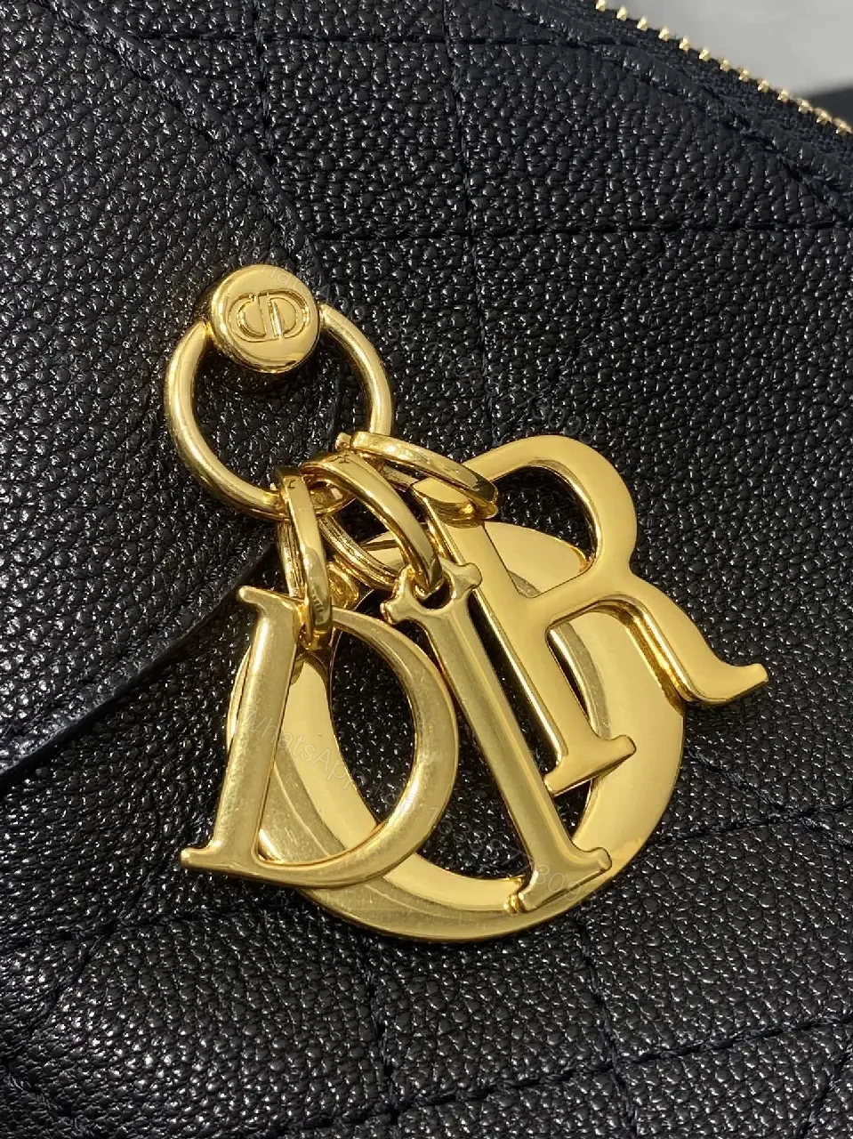 View 8 of Quilted Hobo Bag - Luxe Comfort, Gold Charm, Everyday Style
