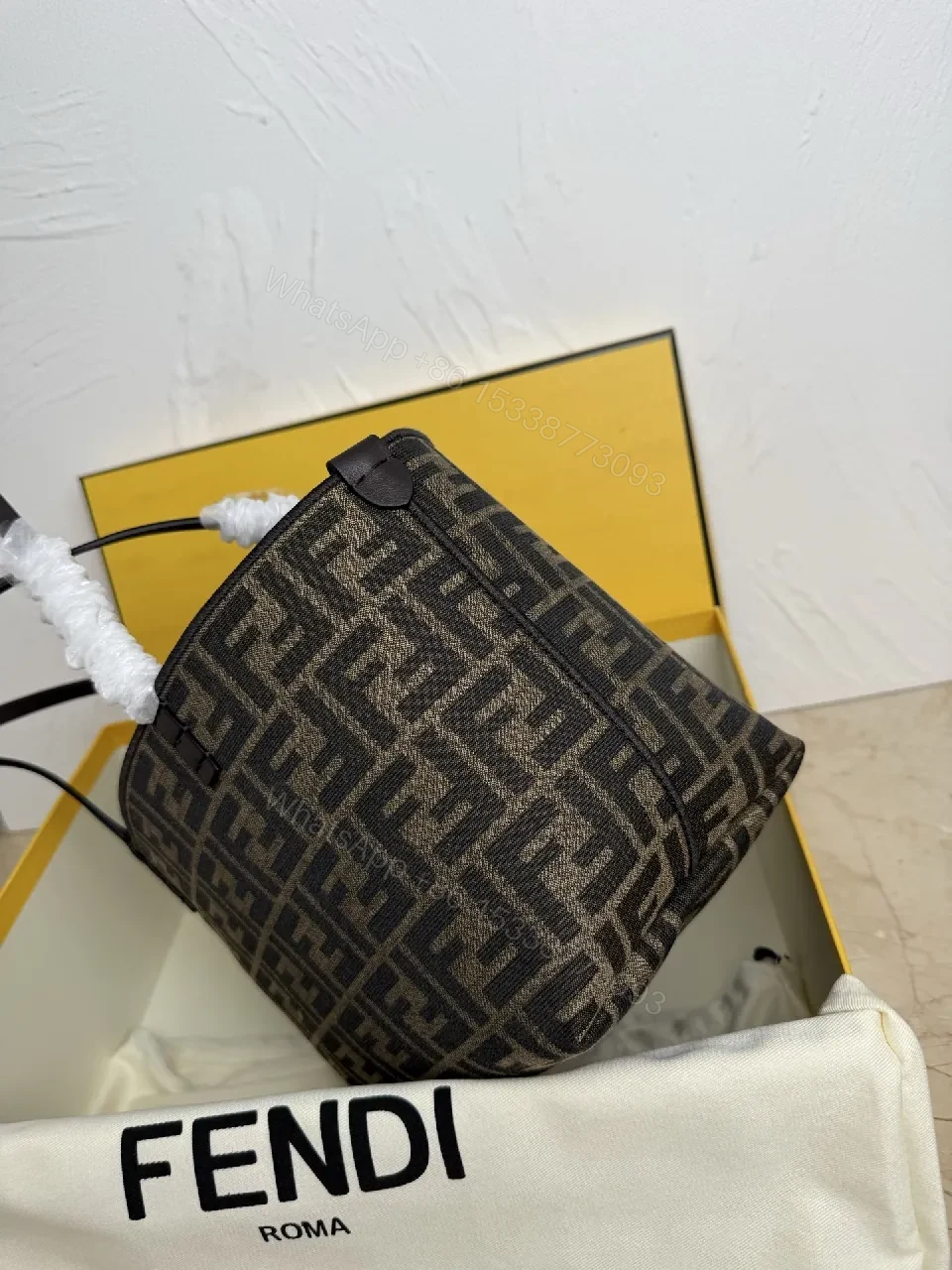 View 4 of Patterned Luxury Tote: Monogram Patterned Exterior, Spacious Tote Bag