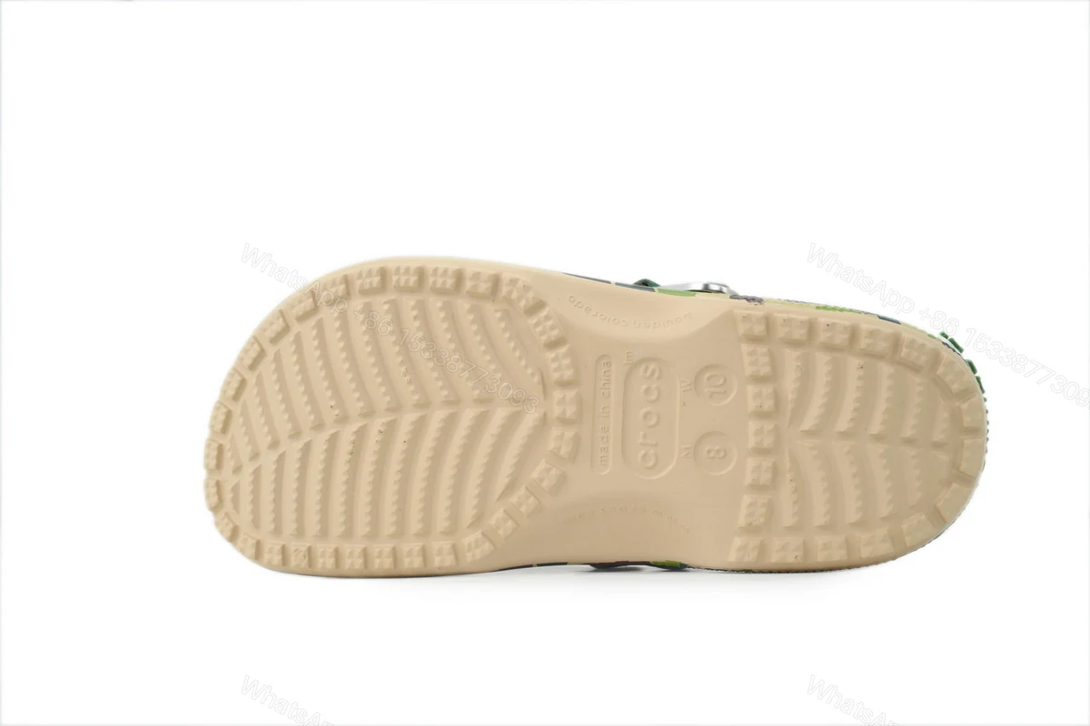 View 7 of BAPE x Crocs Classic Clog 'ABC Camo - green'