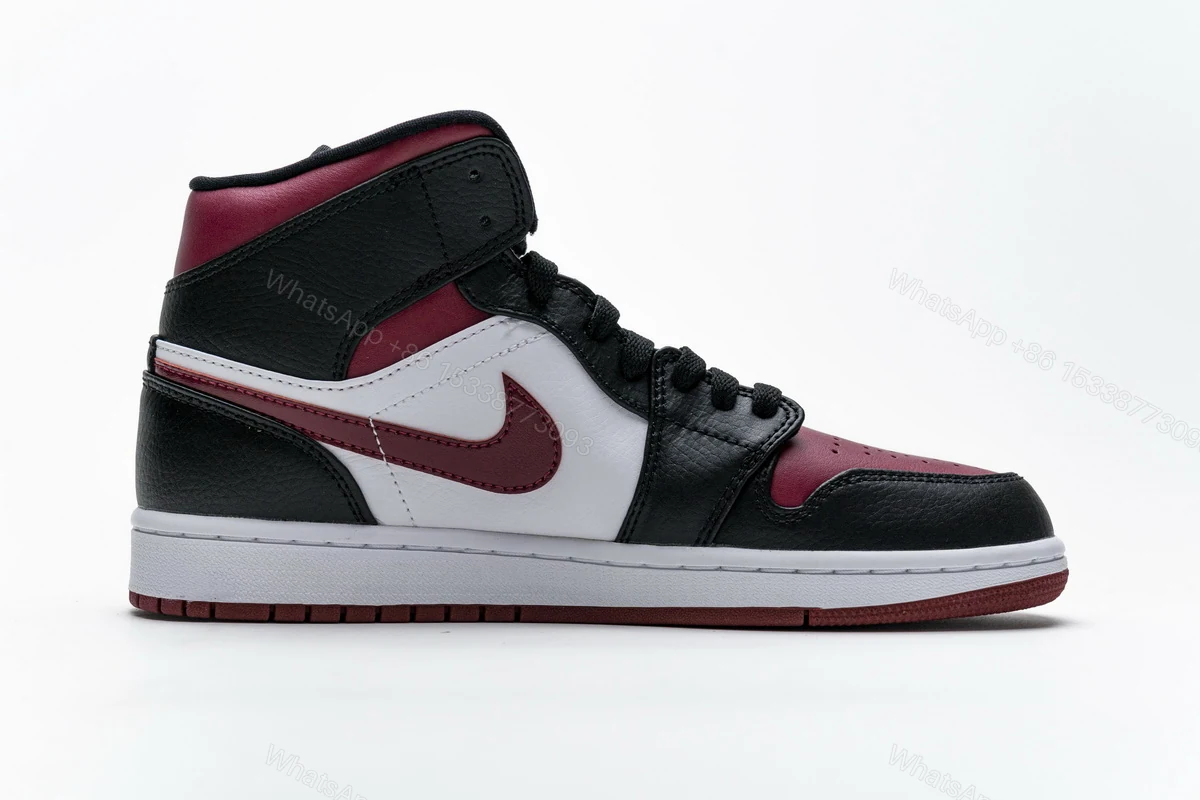 View 2 of (OG)Air Jordan 1 Mid Bred Toe 554724-066