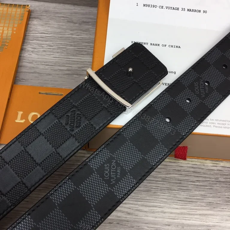 View 2 of Damier Luxe Belt: Iconic Pattern, Everyday Confidence