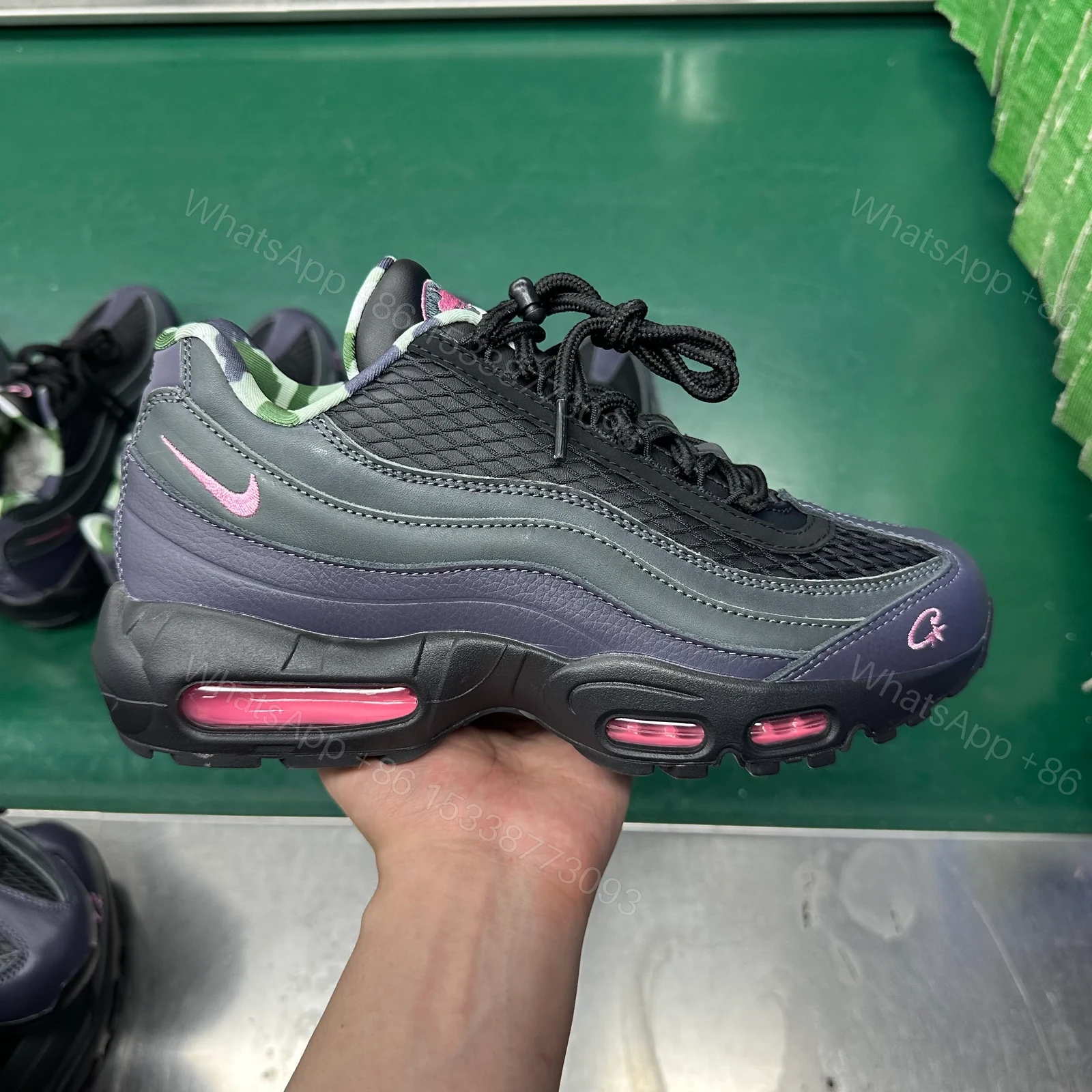 View 2 of Nike Air Max 95 SP Corteiz Pink Beam