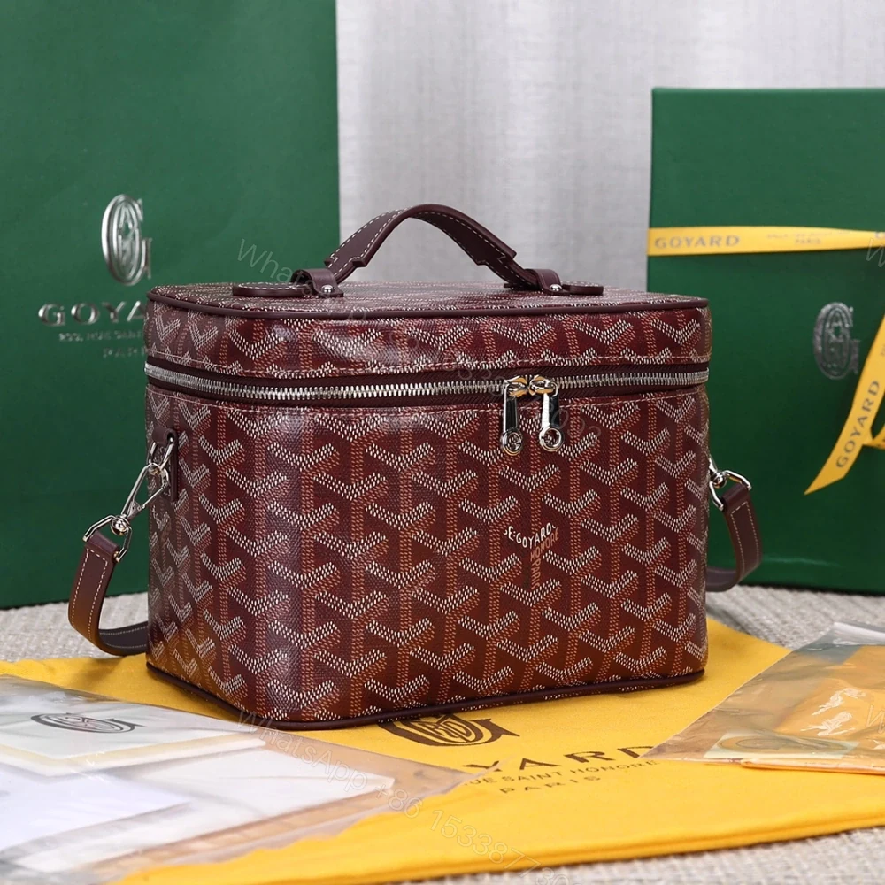 View 5 of 高仿Goyard*Muse系列MUSEVA3單價盒子包朱紅免檢版