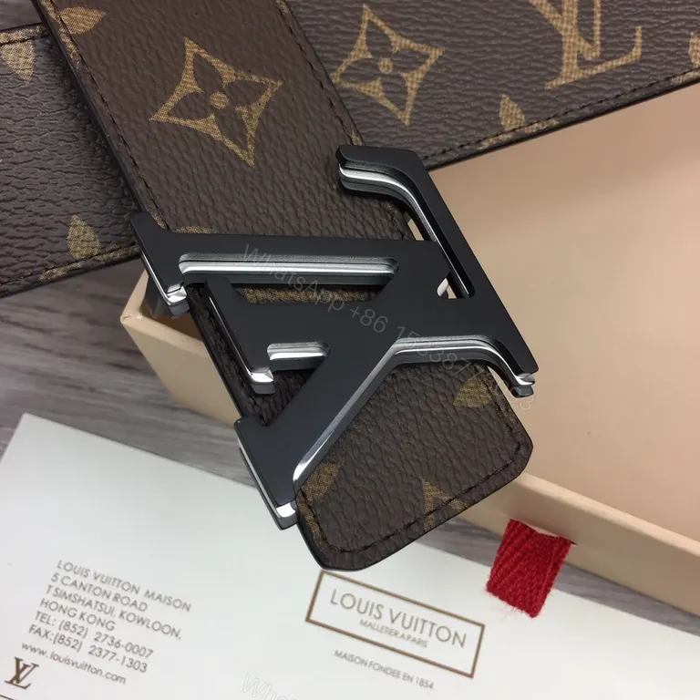 View 5 of Louis Vuitton Monogram Belt: Subtle Luxury
