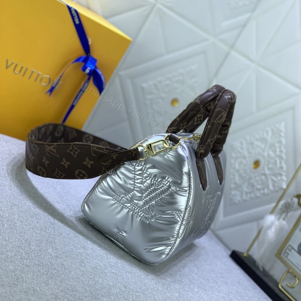 View 3 of Louis Vuitton Speedy Bandoulière 25 Silver 25Cm M20973