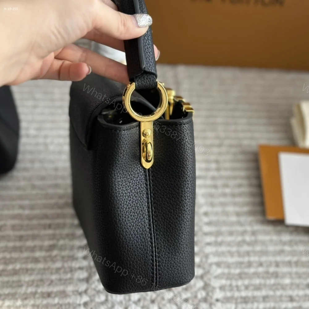 View 4 of Louis Vuitton Capucines Mini Black 20Cm M11342