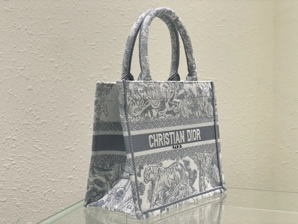 View 9 of Charcoal Jacquard Tote - Luxe Everyday Carry Bag