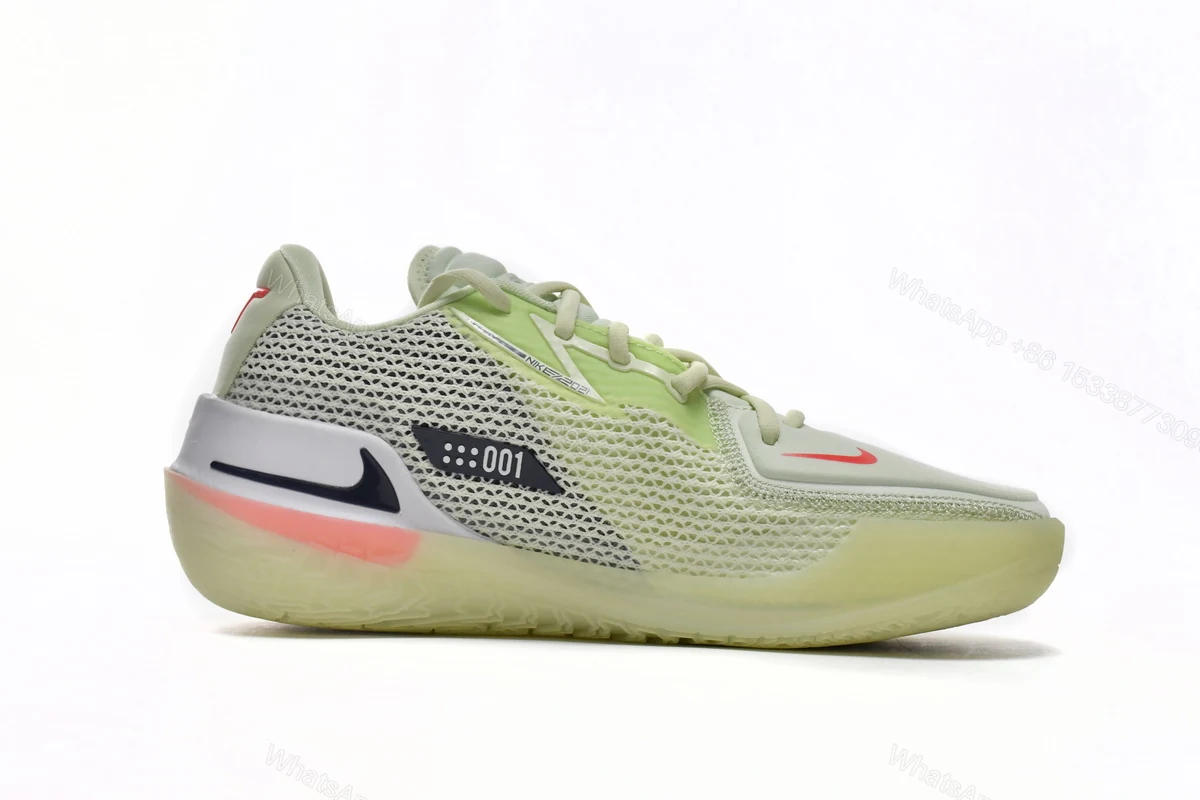 View 2 of Nike Air Zoom G.T. Cut White Laser Lce Green CZ0176 -300