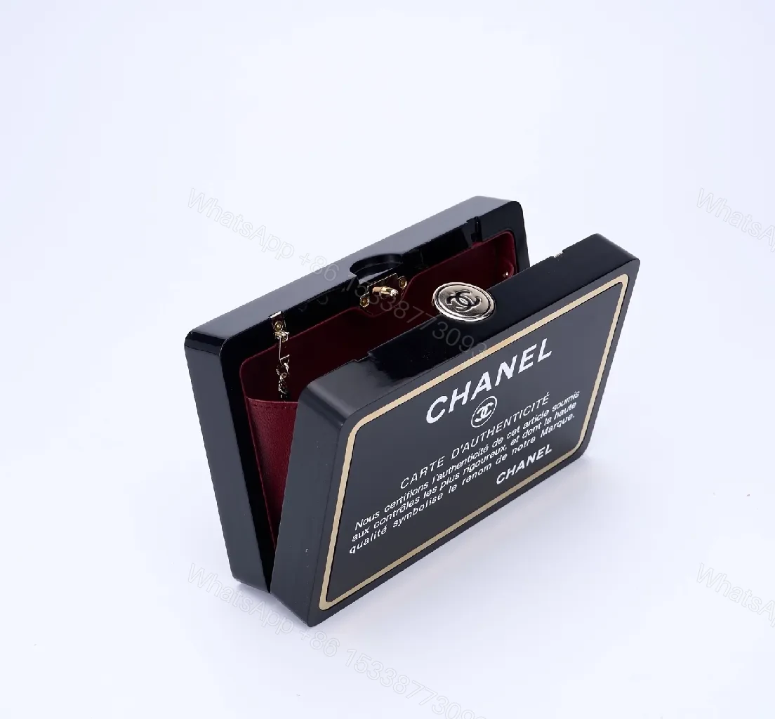 View 4 of Black & Gold Clutch: Modern Glam Luxury Evening Bag