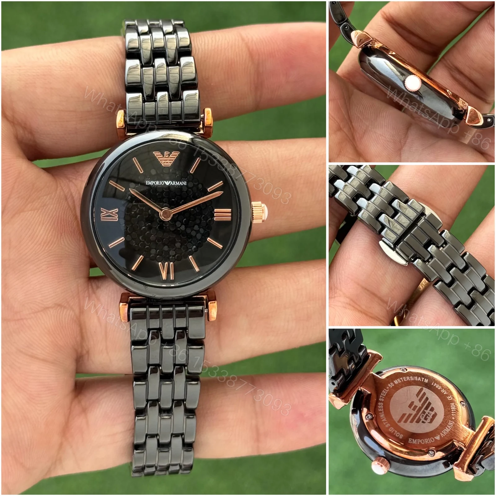 View 5 of Emporio Armani Black Ceramic