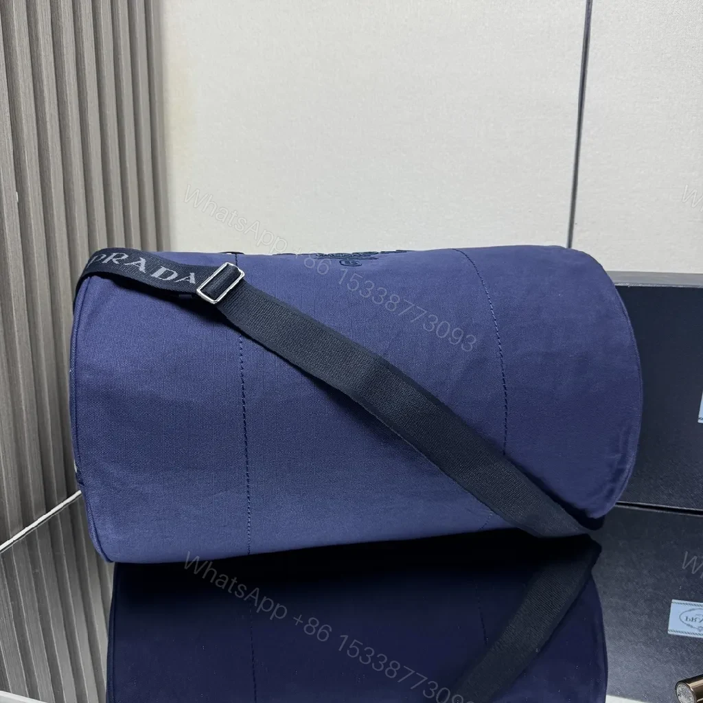 View 7 of Structured Navy Duffle: Modern, Durable, Subtle Luxury