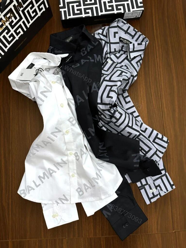 View 2 of BUY FIRST COPY BALMAIN LUXURY SUMMER FASHION SHIRTS