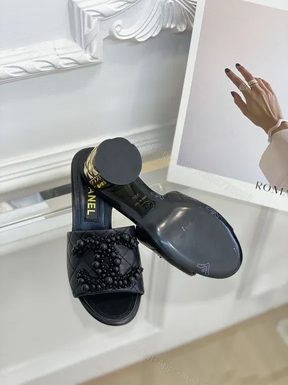View 6 of Chanel-Inspired Beaded Slip-Ons: Luxe, Comfortable Mules